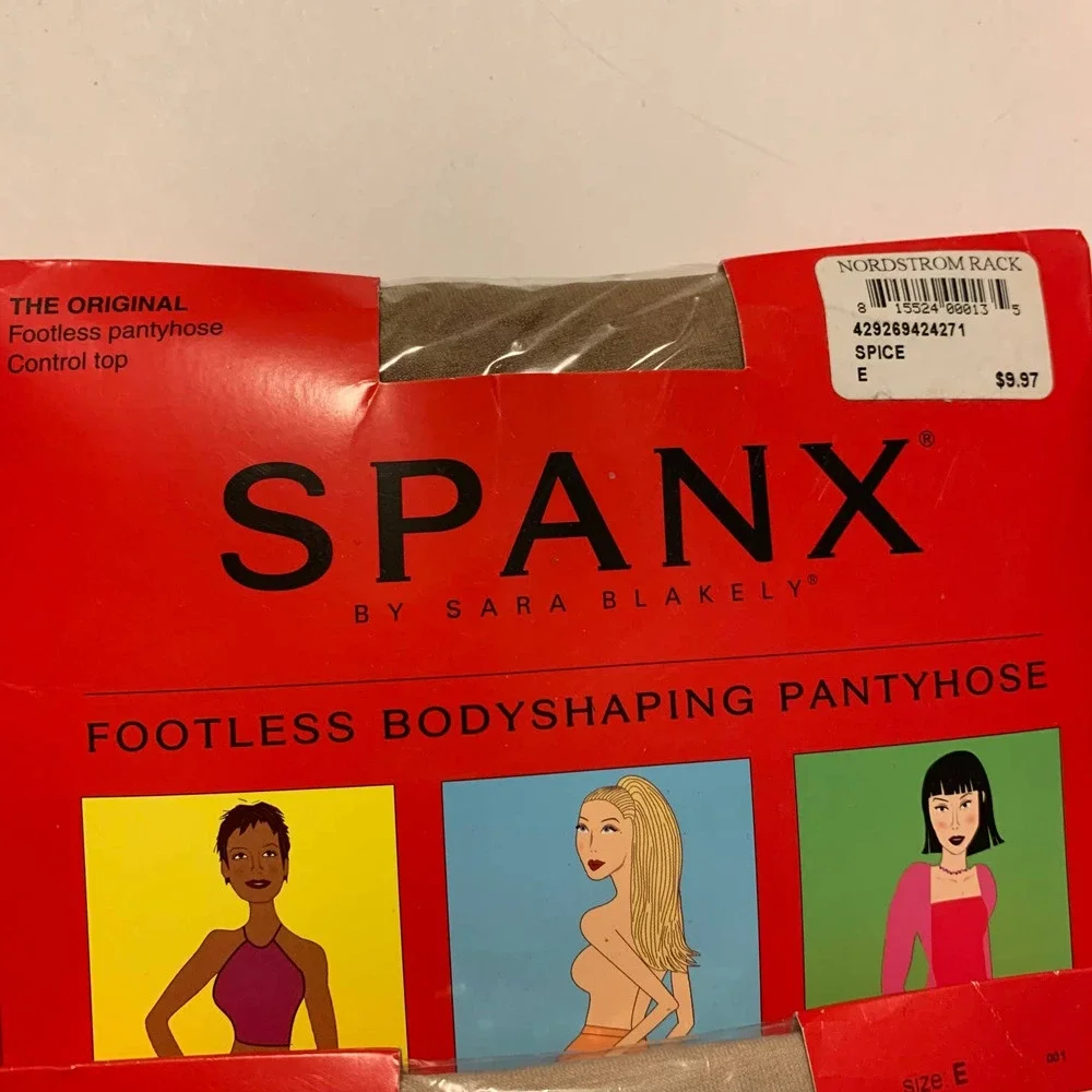 SPANX Footless Body Shaping Pantyhose Lot of 4 NWB Women's Size E‎